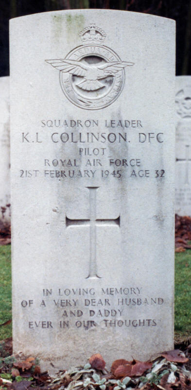 S/Ldr Kenneth Lloyd Collinson<br/><br /><br />died February 21st, 1945